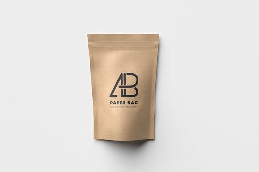 Free Paper Bag Packaging Mockup