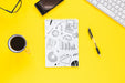 Free Paper Mockup With Internet Of Things Concept Psd