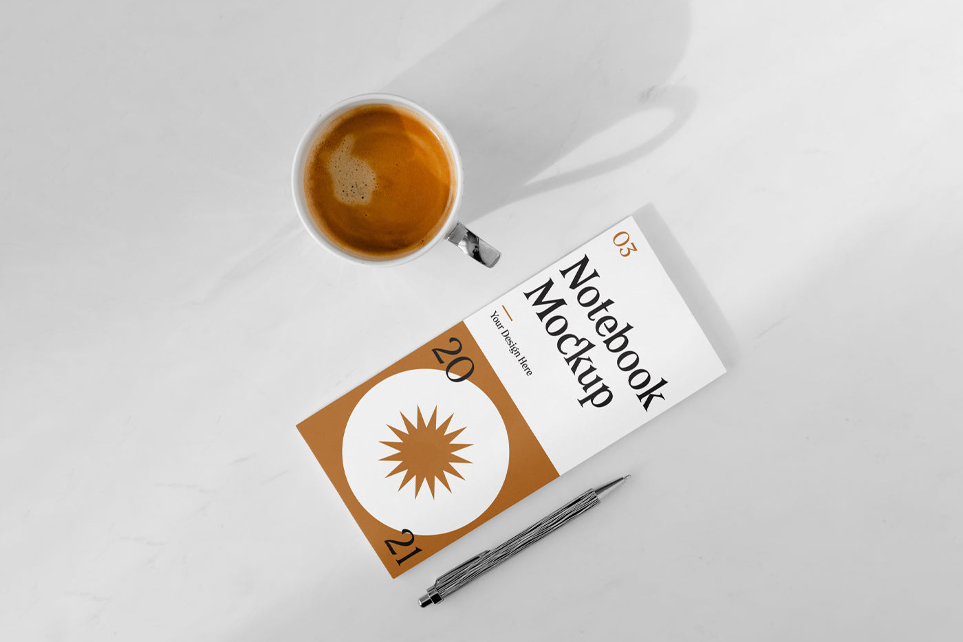 Free Paper Notebook Mockup