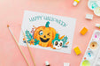 Free Paper Sheet Halloween Draw Concept Psd