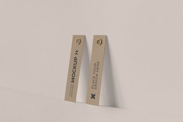 Free Paper Tag Design Mockup Psd