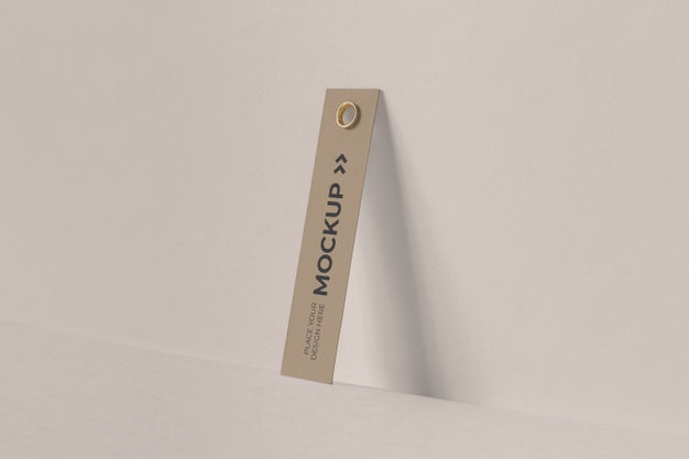 Free Paper Tag Design Mockup Psd