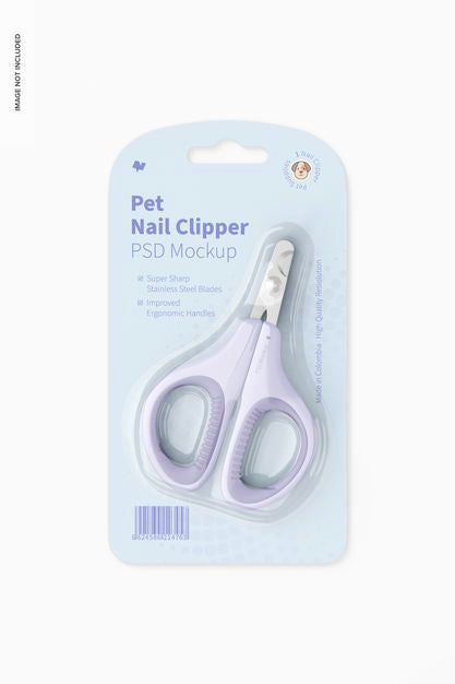 Free Pet Nail Clipper Mockup Front View Psd