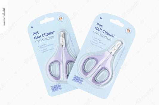 Free Pet Nail Clipper On Blister Mockup Psd