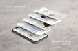 Free Phone And Screen - Ui Ux App Presentation Mockup Psd
