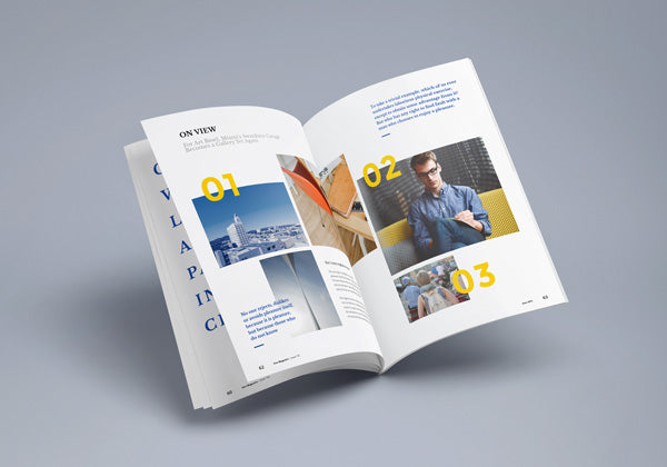 Free Photorealistic Magazine Mockup #3