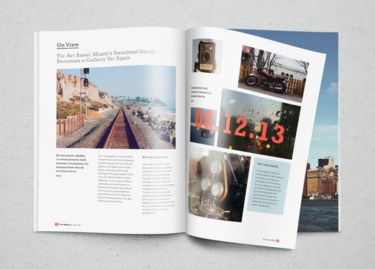 Free Photorealistic Magazine Mockup