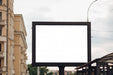 Free Picture Of A Large Outdoor Doard For Displaying Advertisements Next To The Avenue Psd