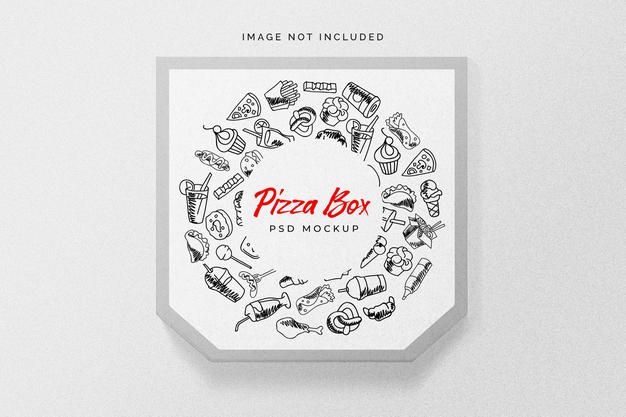 Free Pizza Box Mockup Psd