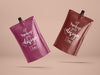 Free Plastic Bag, Foil Pouch Bag Packaging. Package For Branding And Identity. Ready For Your Design Psd