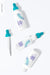 Free Plastic Dropper Bottles Mockup, Top View Psd
