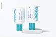 Free Plastic Tube Bottles Mockup Psd