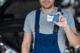 Free Plumber Presenting Business Card Psd