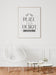 Free Poster Frame In Living Room Mockup Psd