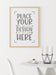 Free Poster Frame In Living Room Mockup Psd