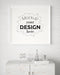 Free Poster Frame In Living Room Mockup Psd