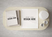 Free Poster Frame In Living Room Mockup Psd