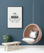 Free Poster Frame In Living Room Psd Mockup Psd