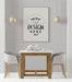 Free Poster Frame In Living Room Psd Mockup Psd