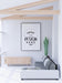 Free Poster Frame In Living Room Psd Mockup Psd