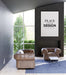Free Poster Frame In Living Room Psd Mockup Psd