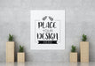 Free Poster Frame In Living Room Psd Mockup Psd