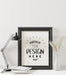 Free Poster Frame Mockup In Living Room Psd