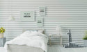Free Poster Frame Mockup Interior In A Bedroom Psd
