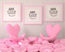 Free Poster Frames In Living Room Mockup Psd