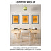 Free Posters Mock Up Design Psd