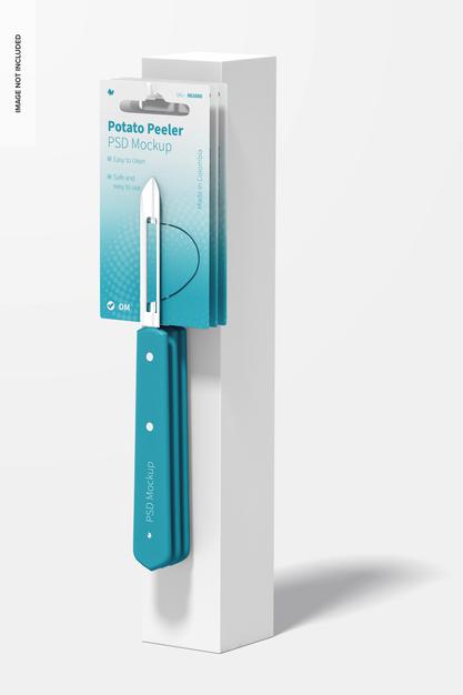 Free Potato Peelers Set Mockup Psd