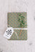 Free Present Box Mockup With Leaves Psd