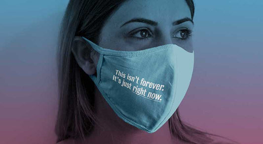 Free Protective Corona Cloth Face Mask Mockup Psd