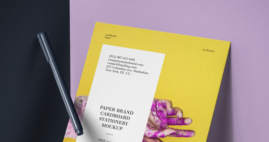 Free Psd Paper Brand Mockup Vol6
