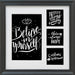 Free Quote And Frame Mockup Concept Psd