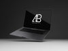 Free Realistic 2016 Space Gray Macbook Pro Mockup Vol.8