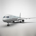 Free Realistic Airplane Presentation Psd