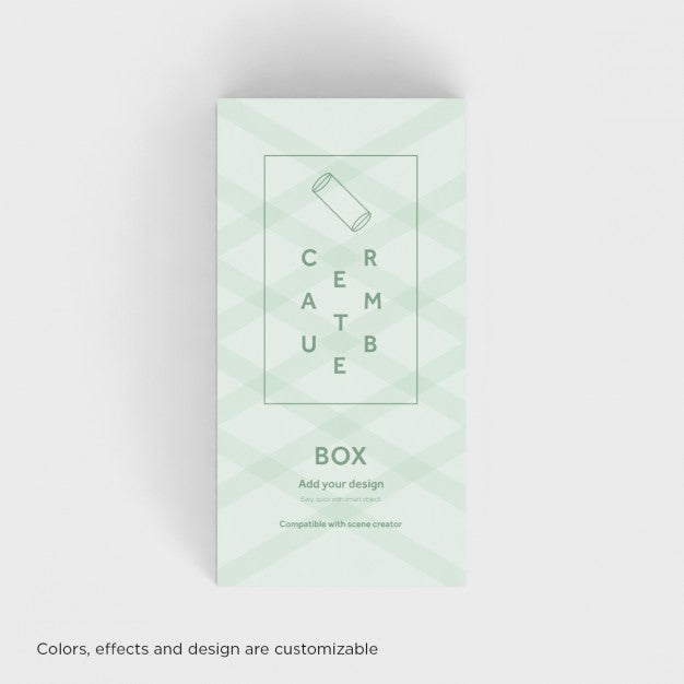 Free Realistic Box Presentation Psd