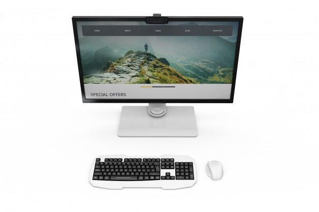 Free Realistic Computer Design Psd