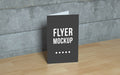 Free Realistic Flyer Mockup Psd