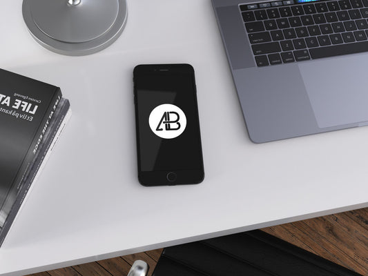 Free Realistic Jet Black Iphone 7 Plus Mockup Vol.3