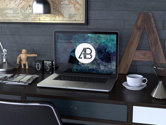 Free Realistic Retina Macbook Pro Mockup Vol.2
