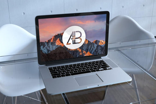 Free Realistic Retina Macbook Pro Mockup