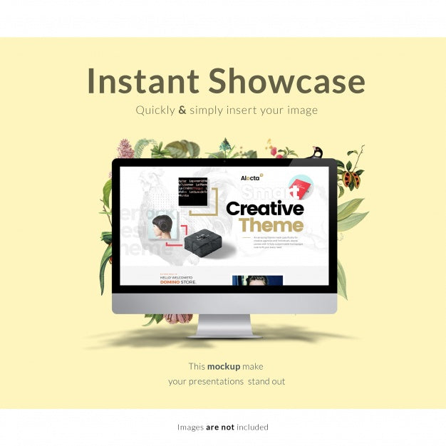 Free Realistic Screen Mock Up Psd