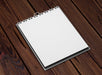 Free Realistic Square Calendar On Wood Psd