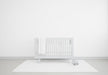 Free Realistic White Baby Bedroom With A Cradle Psd