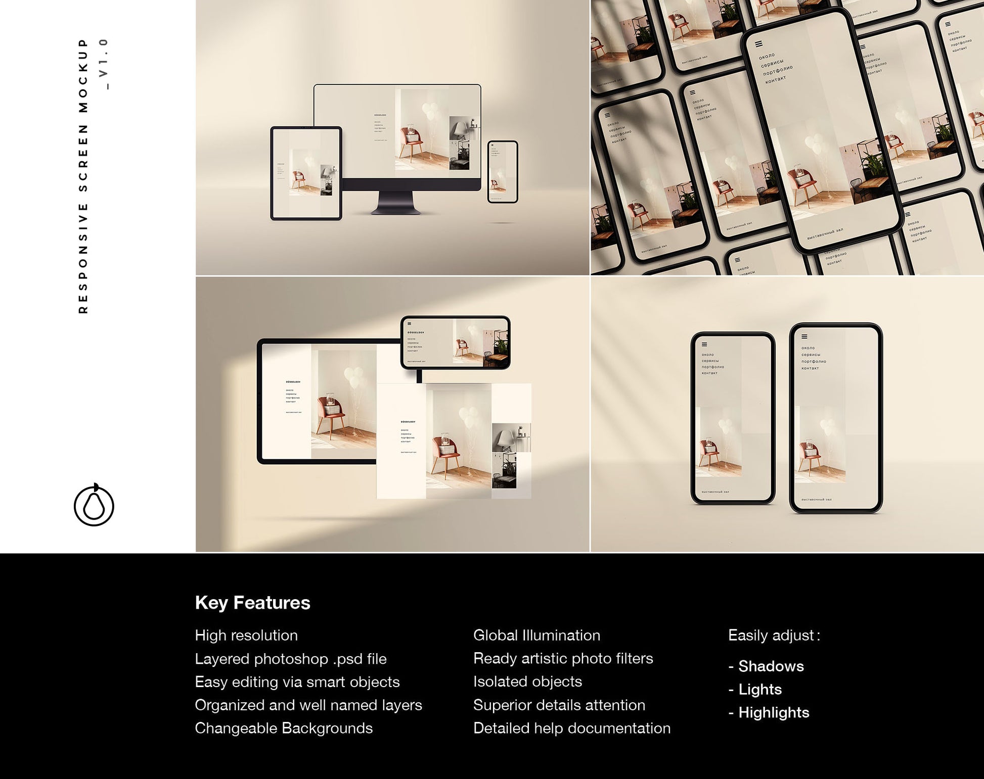 Free Responsive Device Mockup