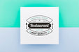 Free Restaurant Menu Concept Mockup Psd