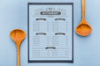 Free Restaurant Menu Concept Mockup Psd