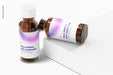 Free Round Glass Bottles With Applicator Rod Mockup, Perspective Psd